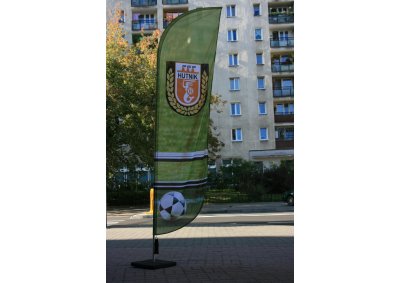 Bowflag z logo Hutnik